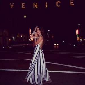 Flynn skye Nautical maxi dress